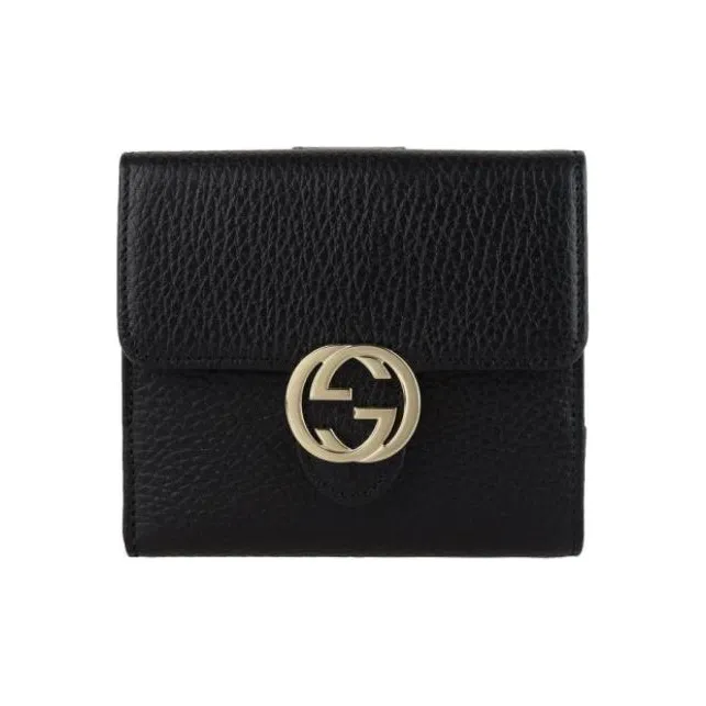 GUCCI Interlocked Gg Wallet Small Black