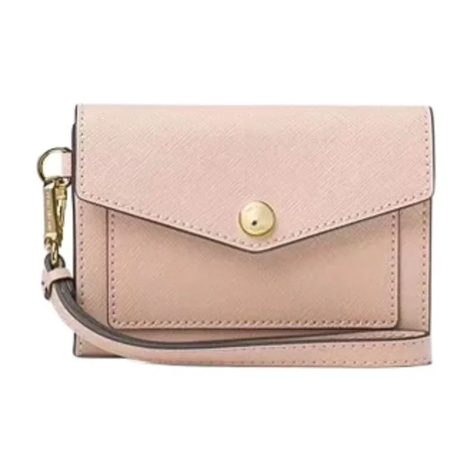MICHAEL KORS Leather Wallets Card Holders Medium Size Women's Cherry Blossom Pink