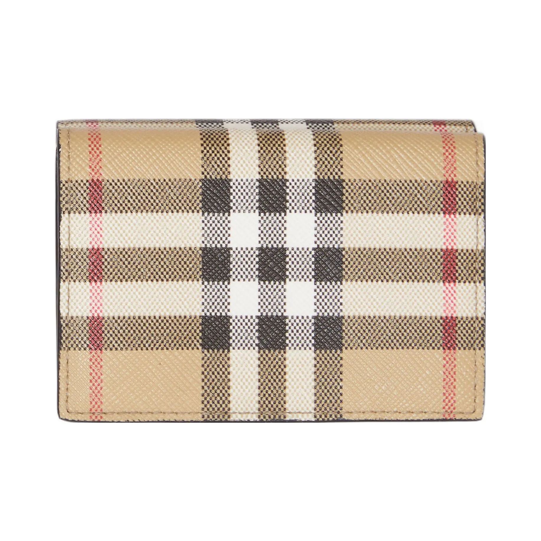 Burberry Vintage Smooth Leather Wallet, Card Holder, Wallet Men
s Beige