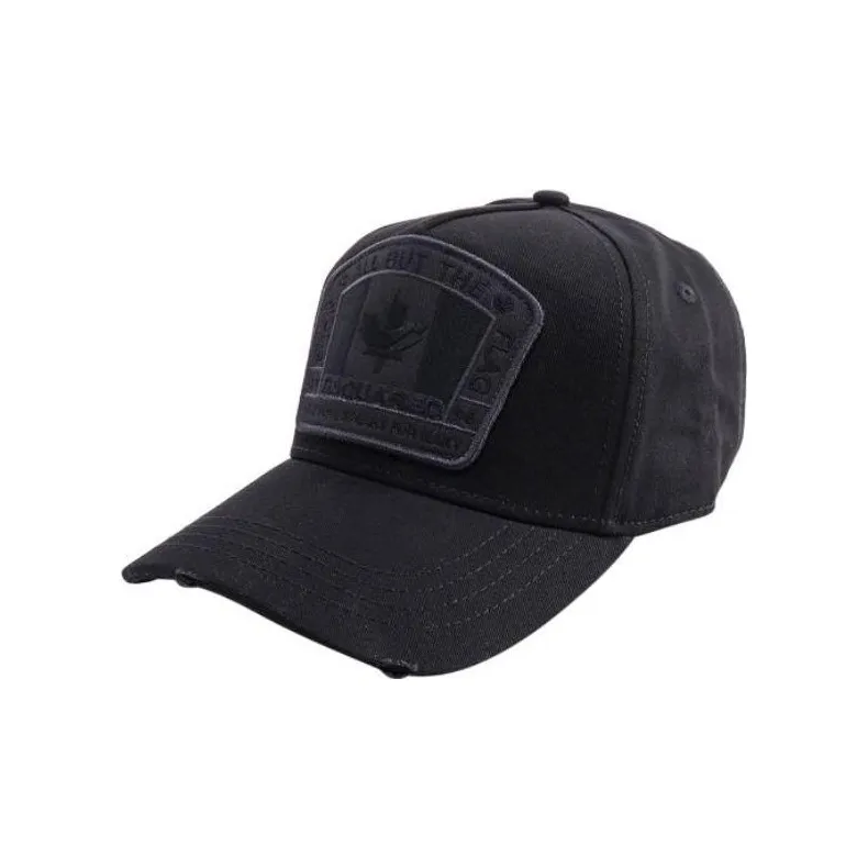 Dsquared2 Flag Patch Distressed Baseball Cap