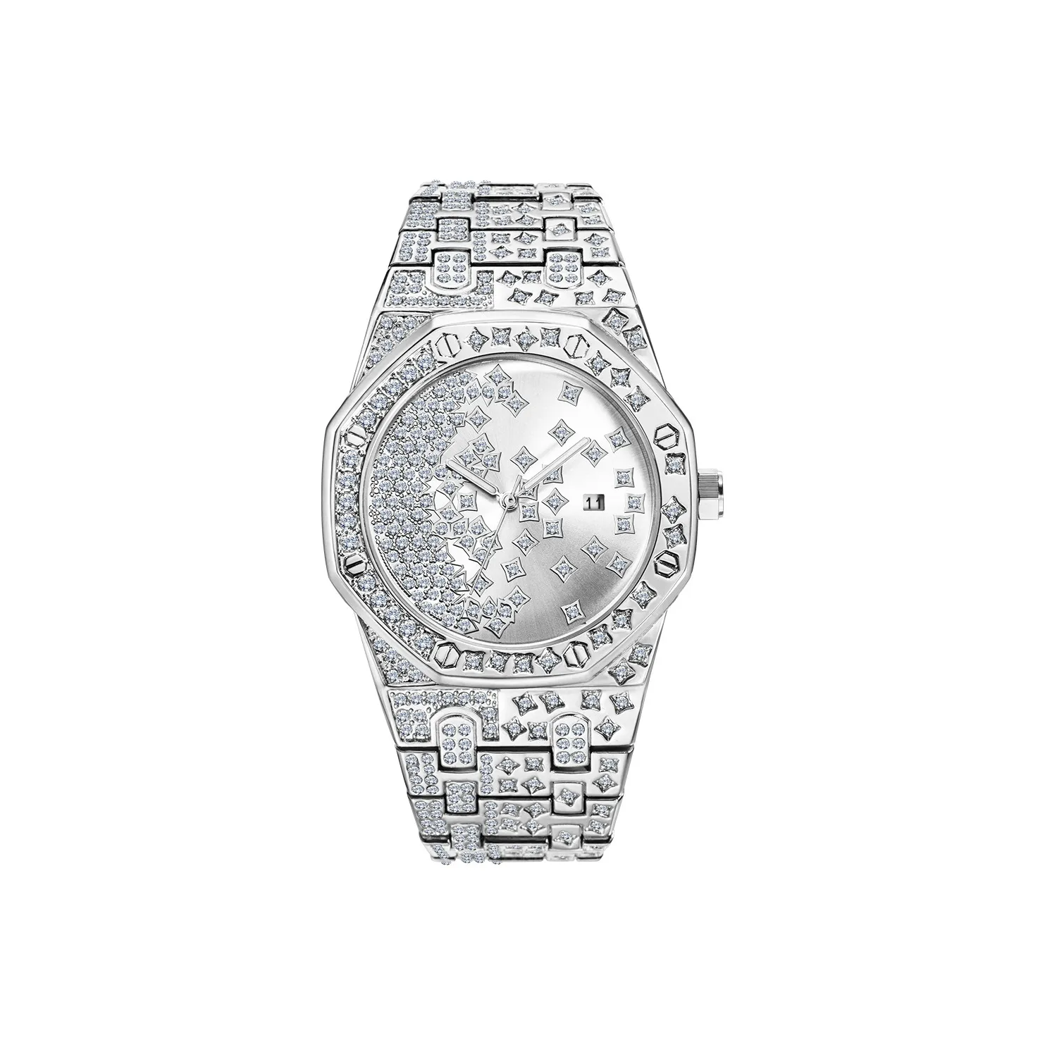 B·Y·A Кварцевый механизм сплав ремешок мужские часы золотой циферблат модель BYA GW2750