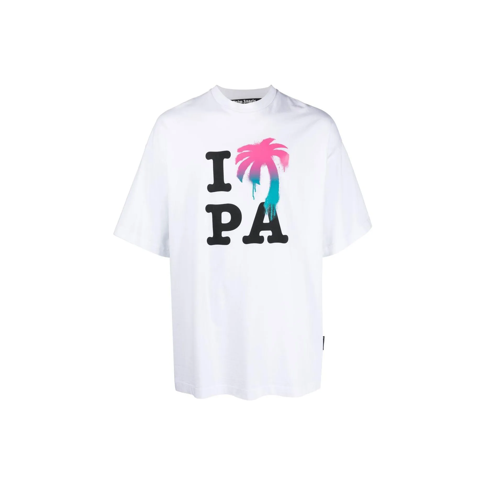 PALM ANGELS Белая Мужская Футболка