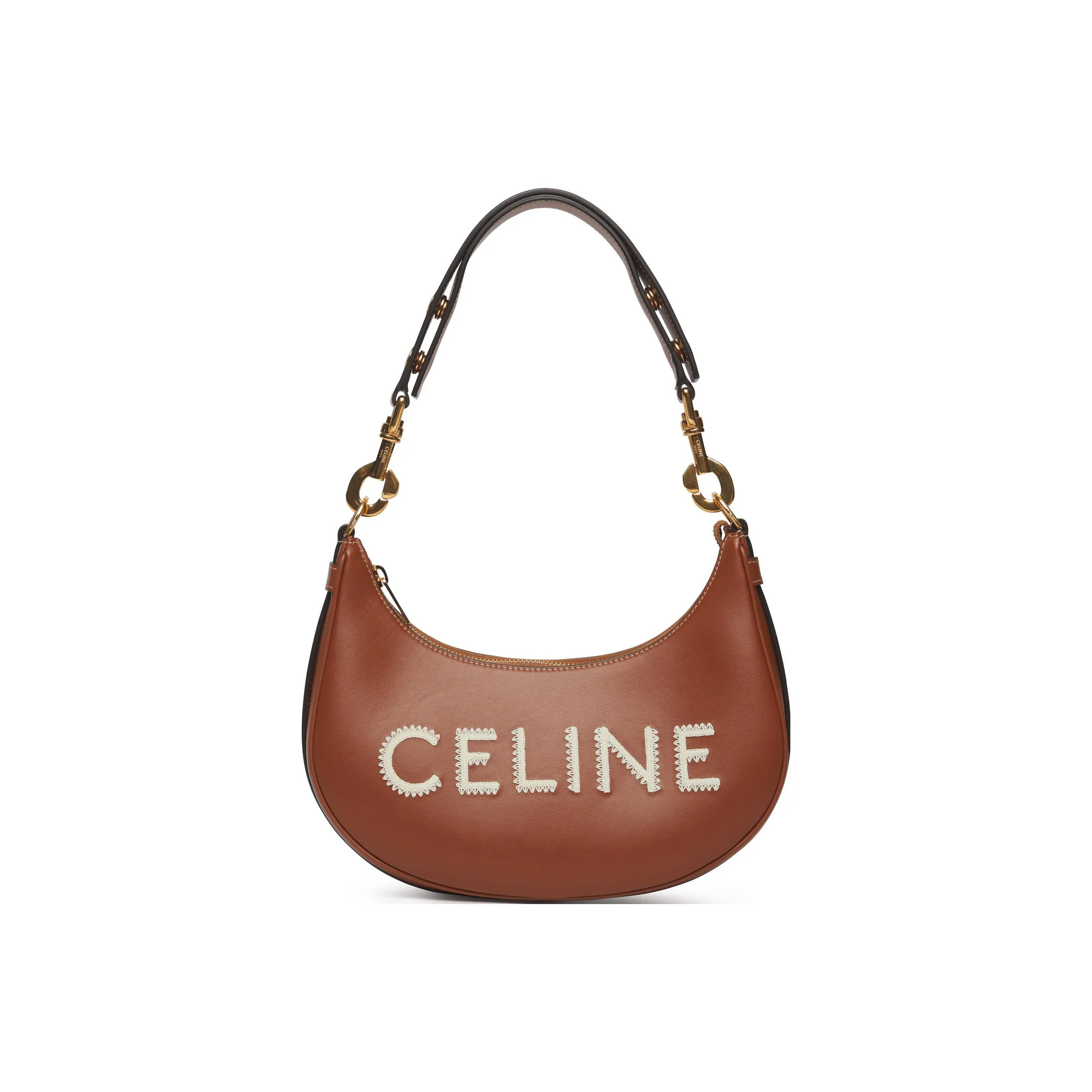 CELINE Ava Medium Shoulder Bag Brown