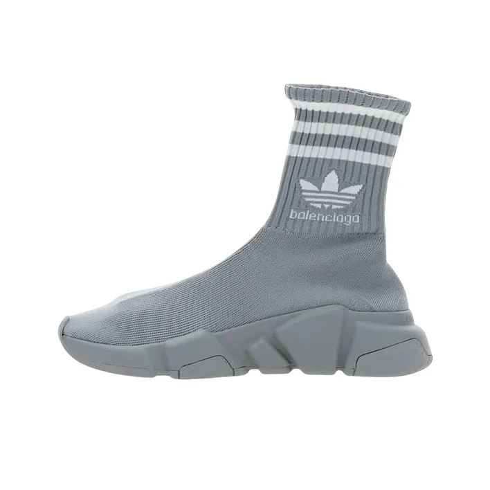 Balenciaga X Adidas Logo Embroidered Sock Sneakers Women's