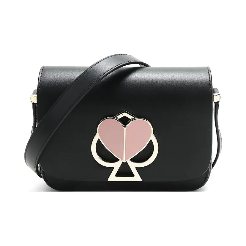 Kate Spade Nicola Leather Crossbody Bag Shoulder Bag Women's Black