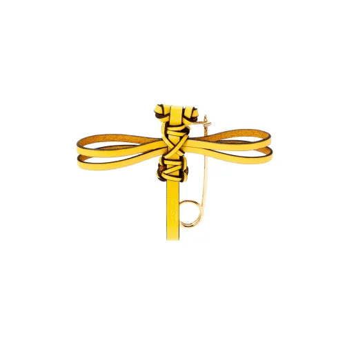 LOEWE Латунные Броши Желтые Женские