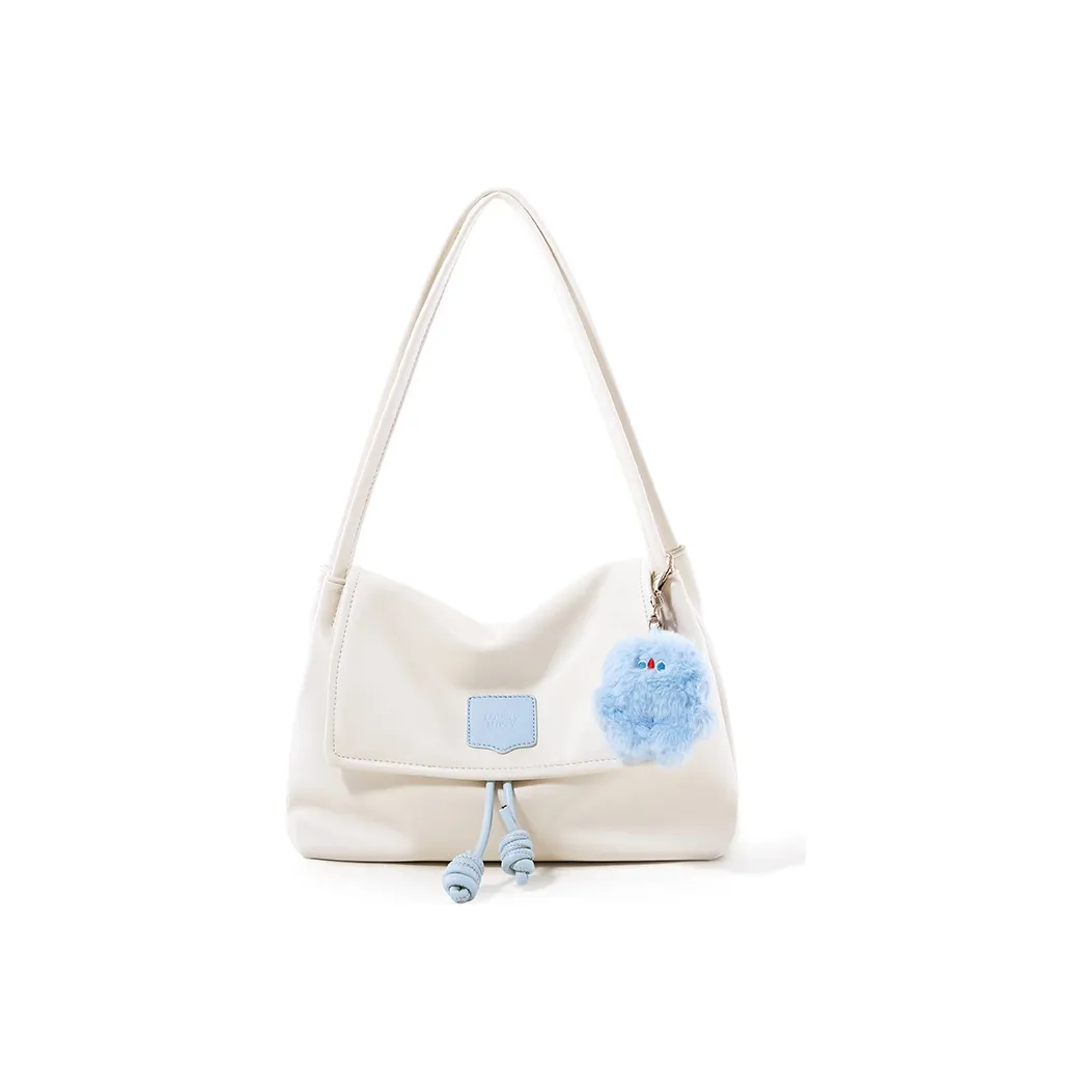 Miffy Pu Tote Bag, Shopping Bag, Shoulder Bag Women's White/Khaki