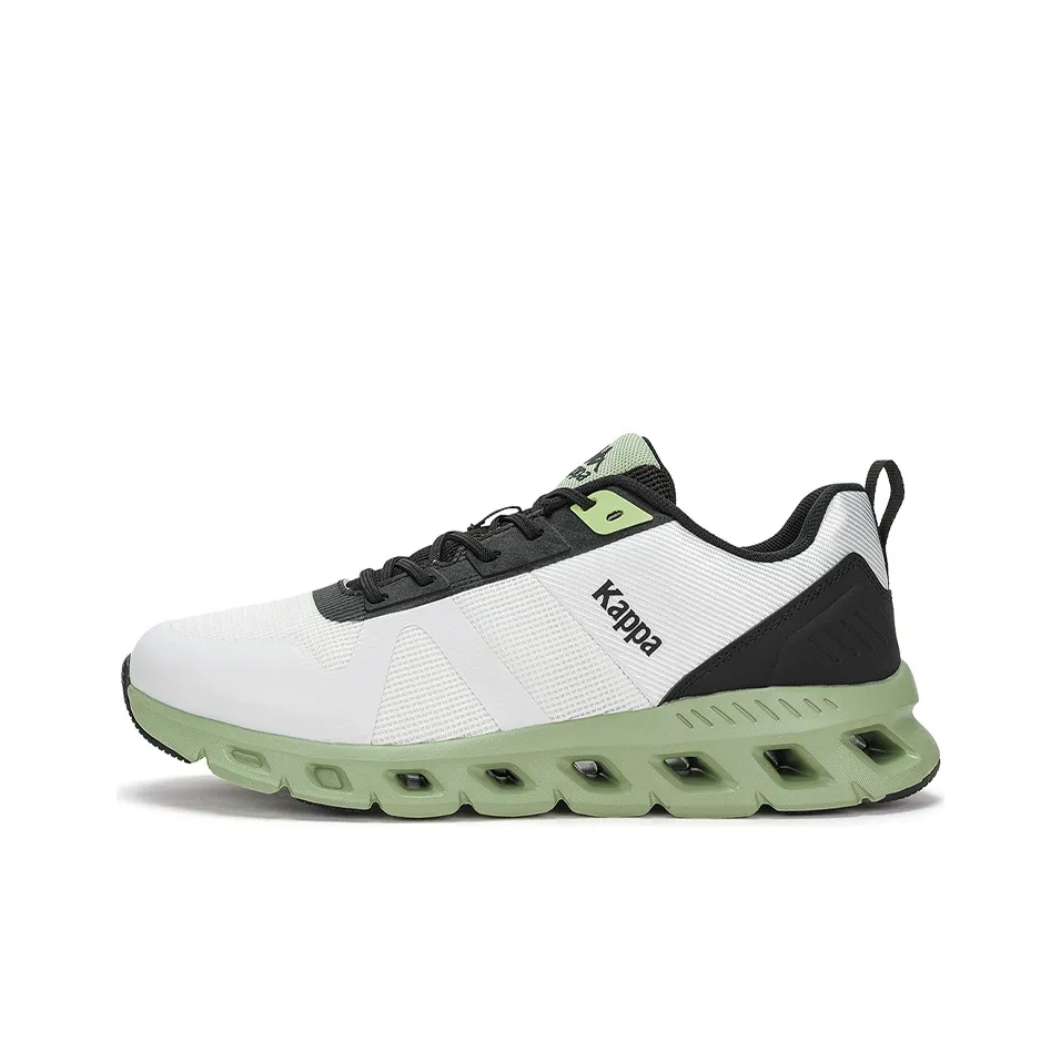Kappa Lightweight Low Top Running Shoes Men's White Black