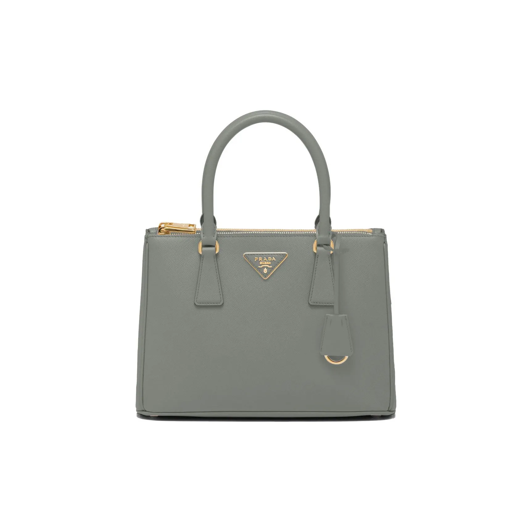 PRADA Galleria Killer Bag Leather Shoulder Bag Crossbody Bag Handbag Medium Size Women's Slate Gray
