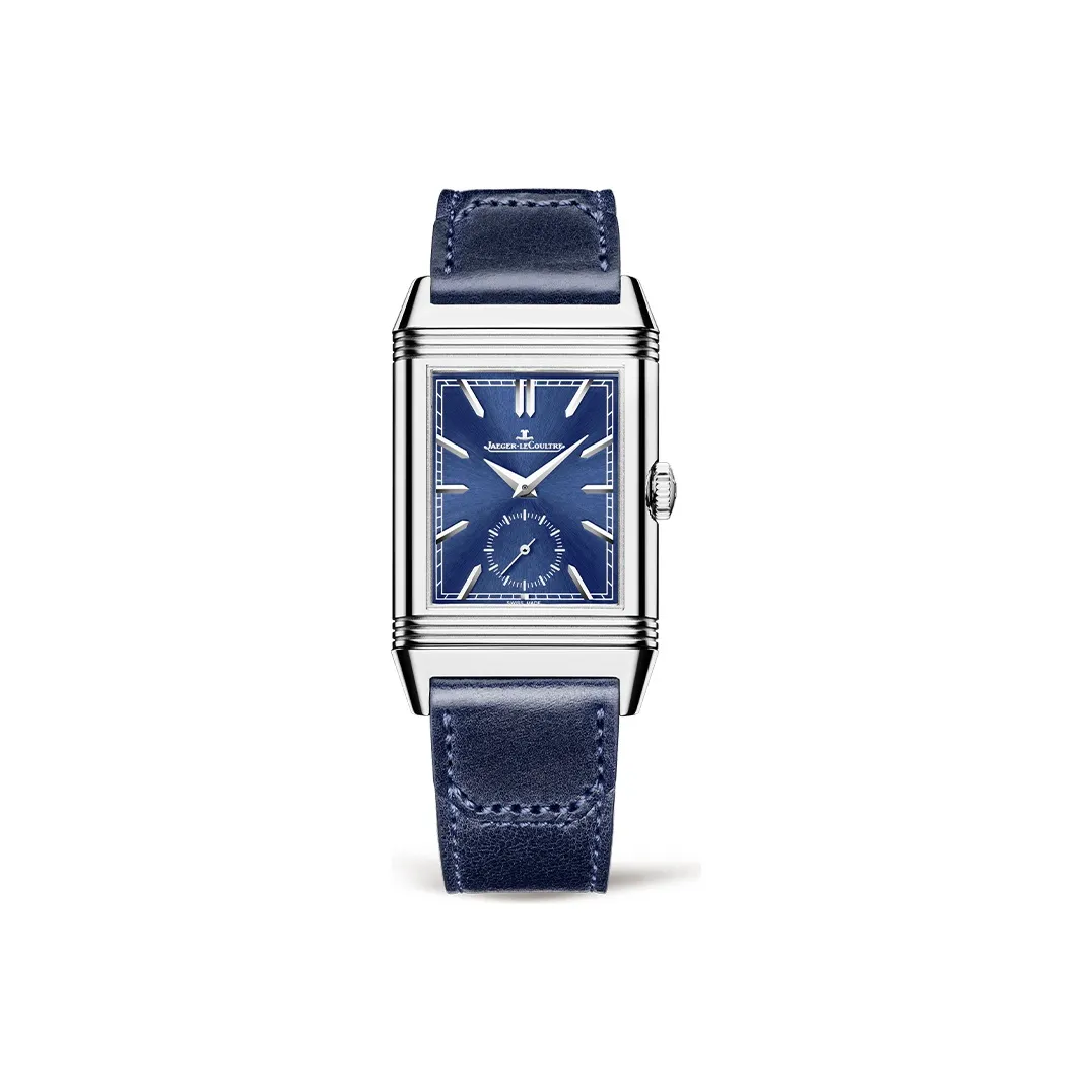 JAEGER LECOULTRE REVERSO Collection Manual Mechanical Movement Men's Watch 47*28.3mm White Dial Stainless Steel Case