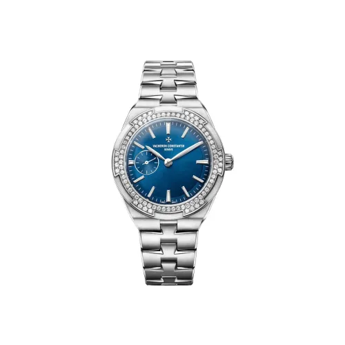 Vacheron Constantin Автоматический Механический Movement Женские Часы Longitudinal and Lateral Collection OVERSEAS 37 мм Синий