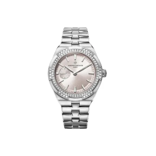 Vacheron Constantin Автоматический Механический Movement Женские Часы Longitudinal and Lateral Collection OVERSEAS 37 мм Розовые