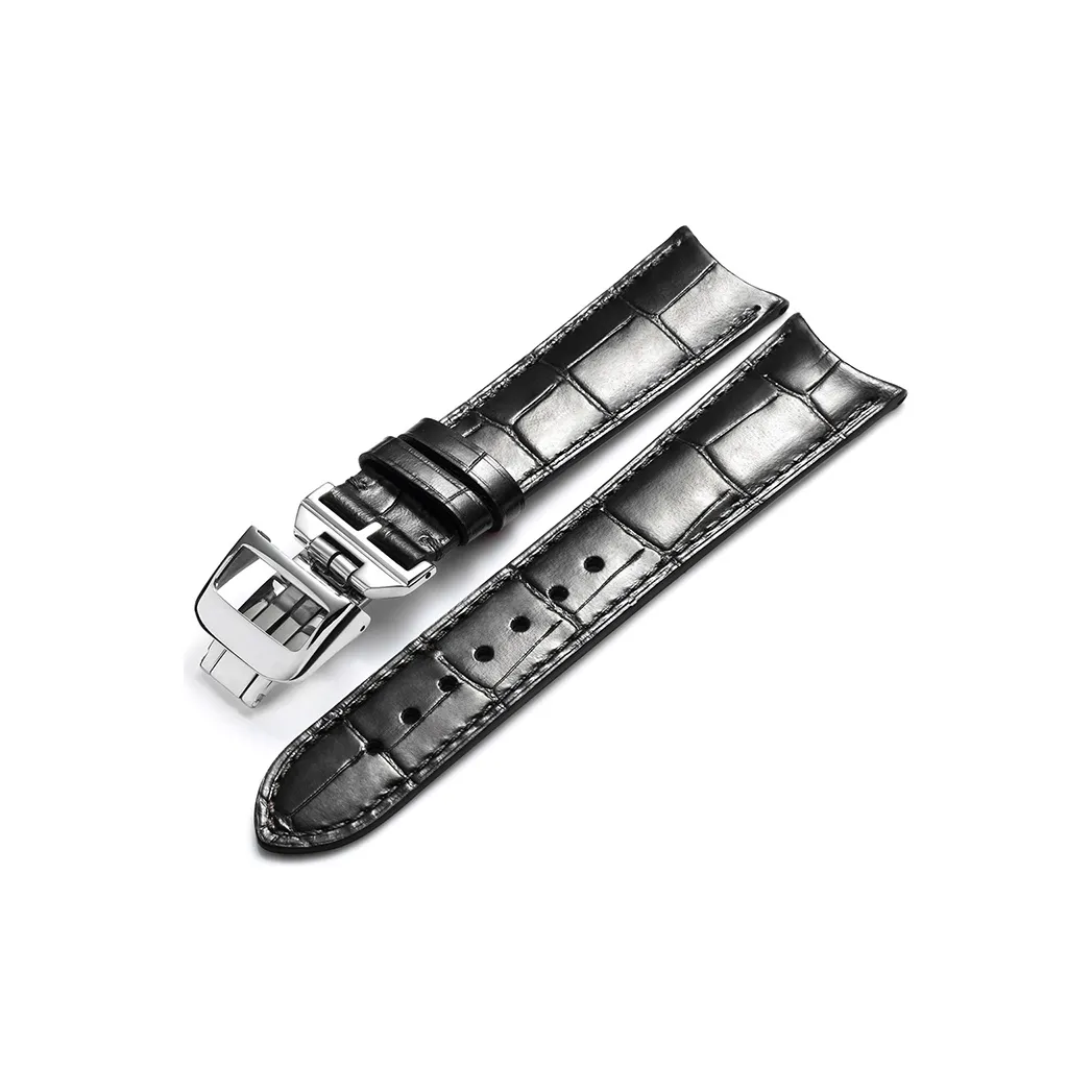 ZHISHENG Ремешок Jaeger Совместимость Натуральная кожа Материал Ширина интерфейса 18 22 мм