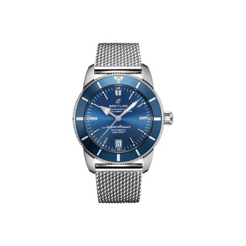 Breitling Автоматический Механический Movement Мужские Часы Super Ocean Culture Collection 42 мм Синие