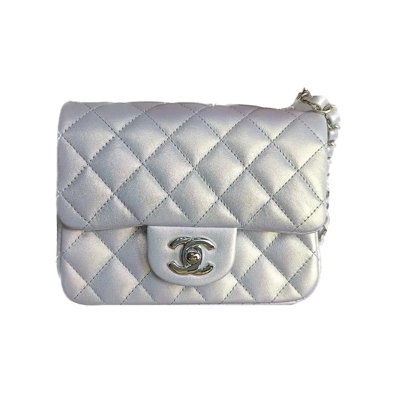CHANEL Classic Flap CF Sheepskin Mini Square Flap Bag, Crossbody Bag, Shoulder Bag Mini Women's