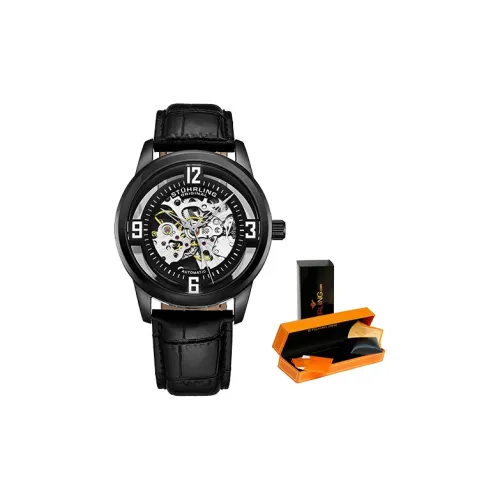 STUHRLING Автоматический Механический Часы Мужские Movement 42 мм Черные