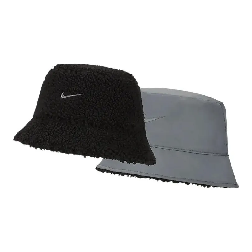 Nike Reversible Fleece Bucket Hat Black/Gray