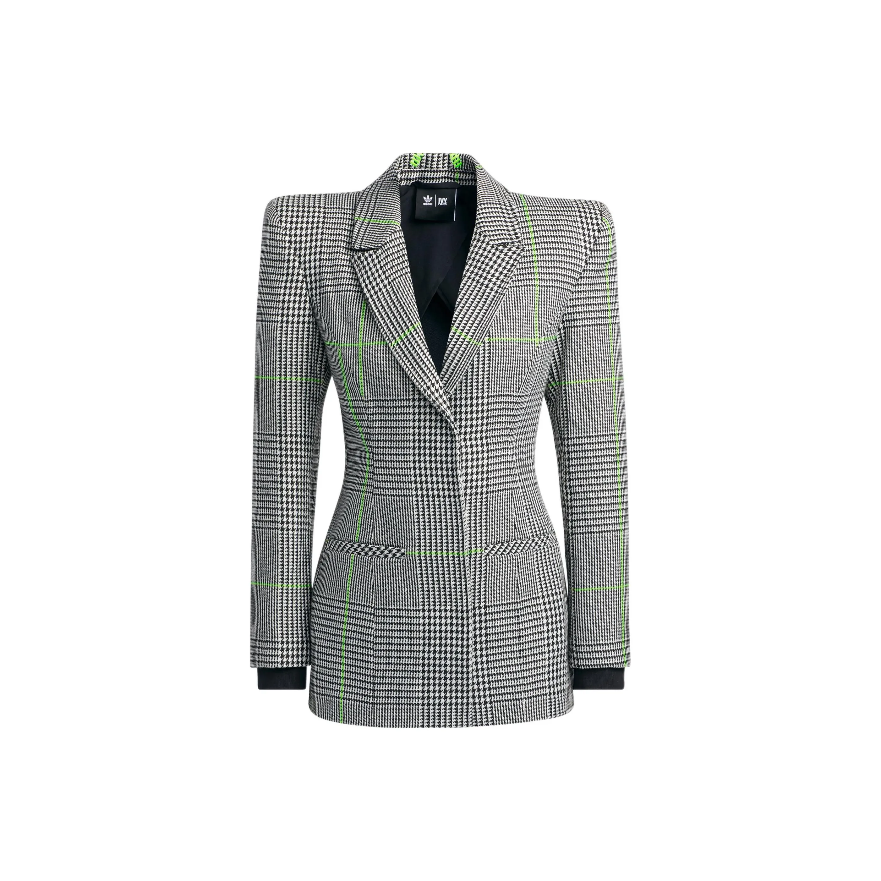 Adidas Ivy Park Halls Of Ivy Suit Jacket White/Black/Semi Solar Slime