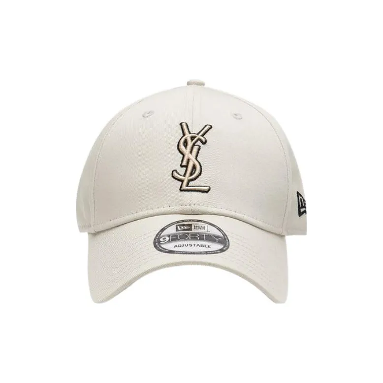 SAINT LAURENT Cotton Baseball Caps Unisex White
