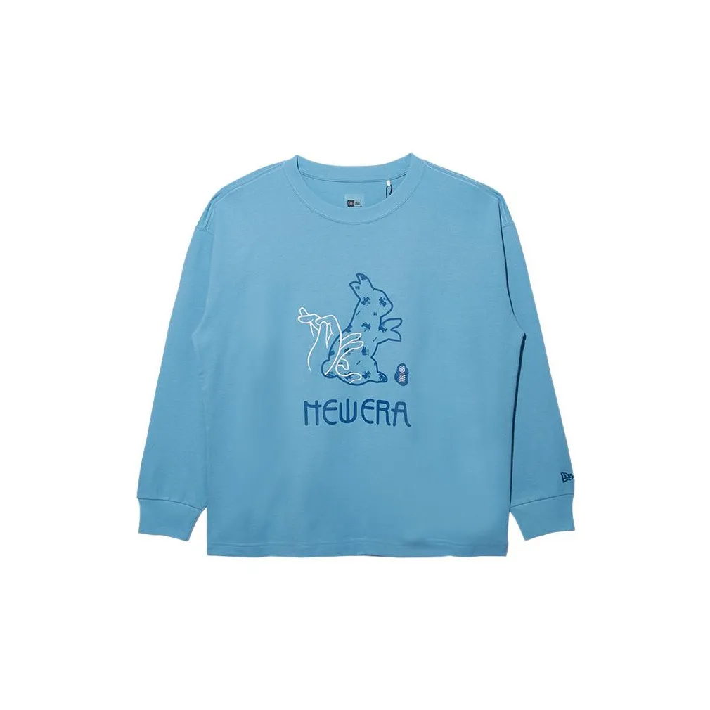 New Era Синий Унисекс Футболка