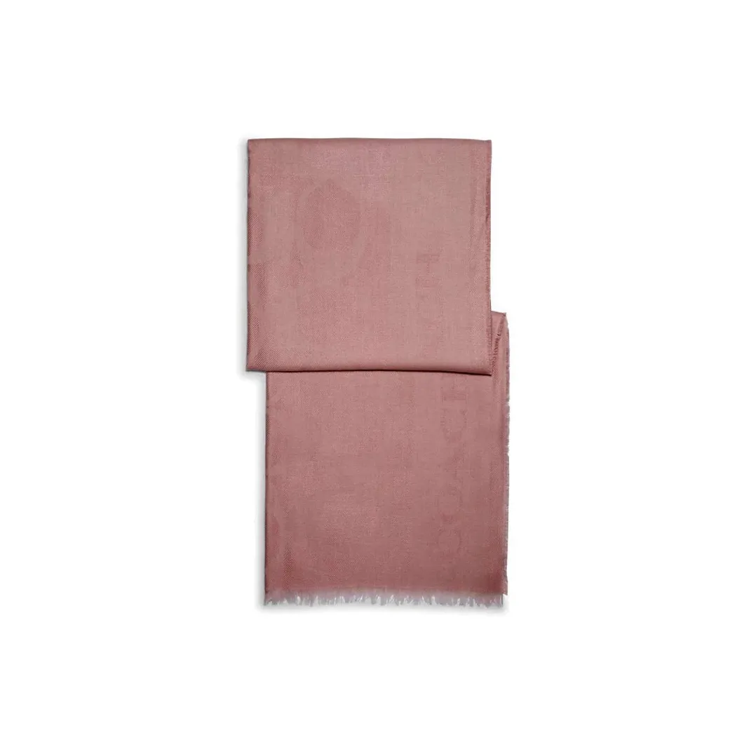 COACH Шерсть Шелковые шарфы Розовый Женские