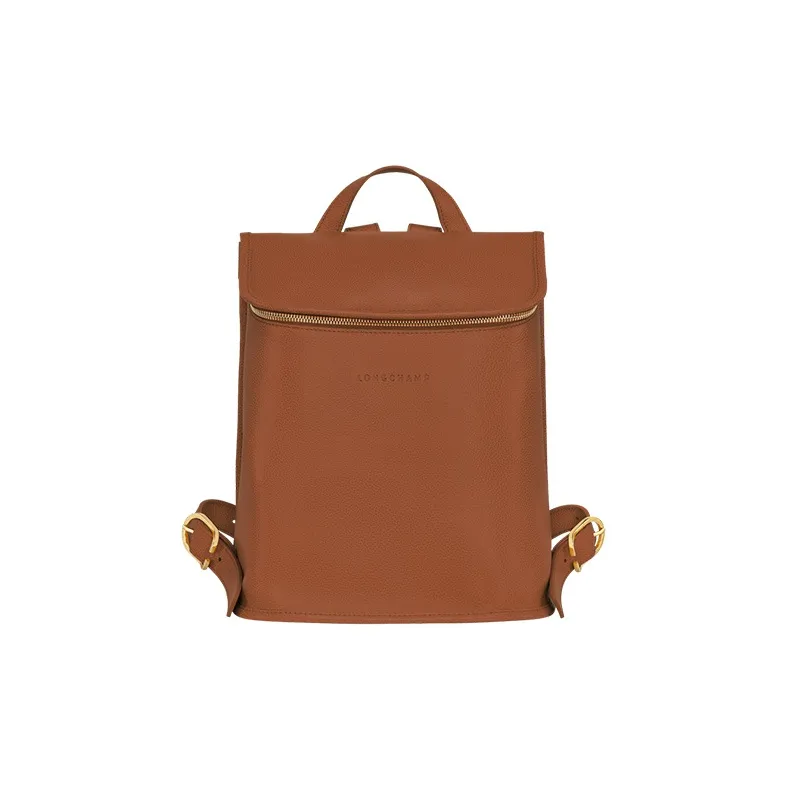 LONGCHAMP Le Foulonné Leather Backpack