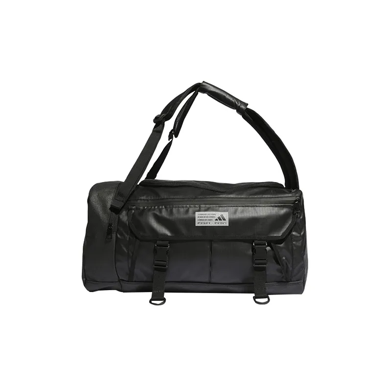 Adidas Polyurethane Luggage Bag Gym Bag Medium Size Unisex Black