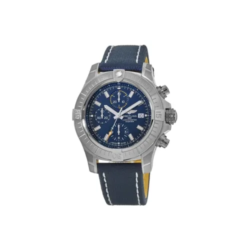 Breitling Автоматический Механический Movement Мужские Часы 45 мм Синие