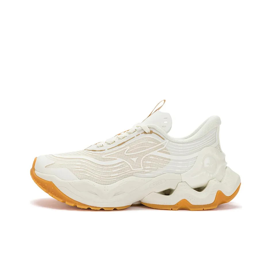 Mizuno KOI 2K SP Slip Резистентный к истиранию Амортизаторы Низкий Топ Casual Унисекс Белый Оранжевый