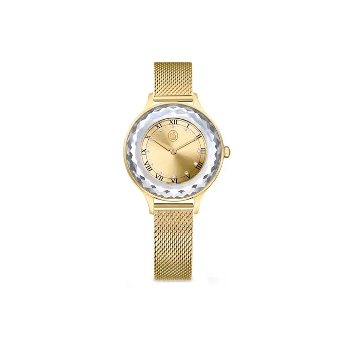 Swarovski Наручные часы Кварцевый механизм Нержавеющая сталь Ремешок Золотой циферблат Женские 5649993