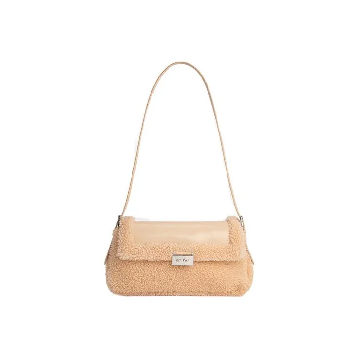 By Far Matilda Sheepskin Shoulder Bag Crossbody Bag Handbag Regular Women's Nude Pink