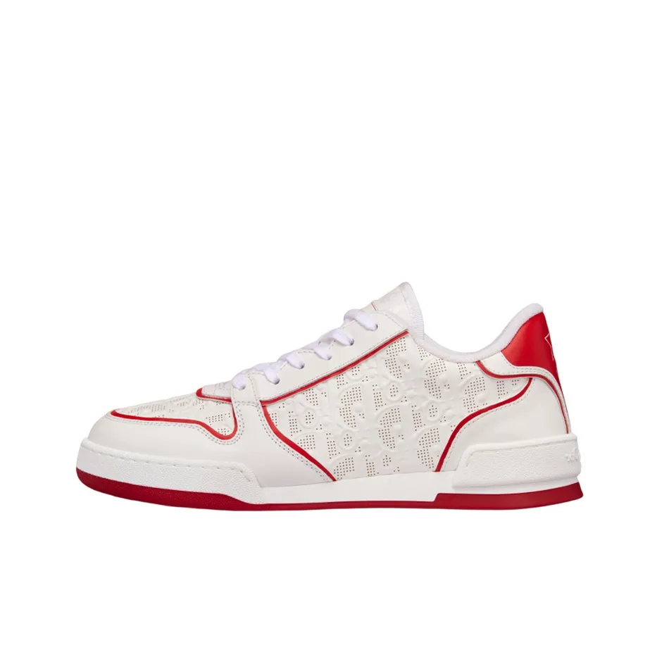 DIOR One White Sneakers Low Top Stylish Skateboarding Shoes Utility Women's White
