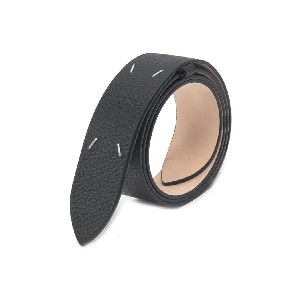 Maison Margiela Ремни из коровьей кожи Мужской Черный