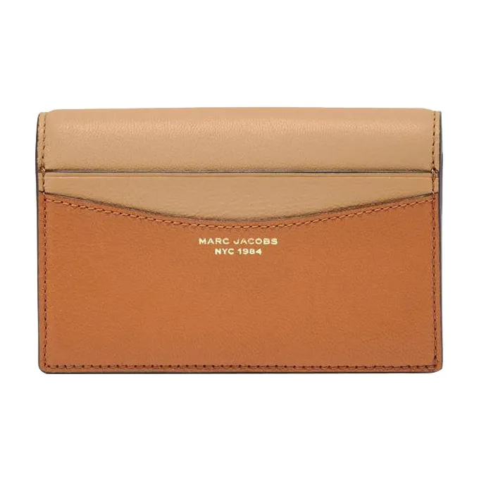 MARC JACOBS Goat Leather Wallet Women's Brown