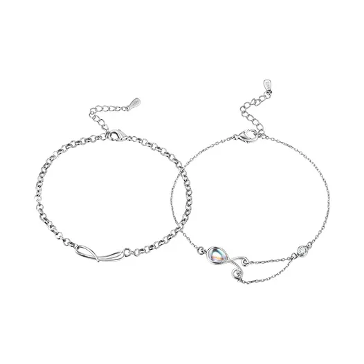 LILY LOTTY Медные браслеты унисекс серебряные