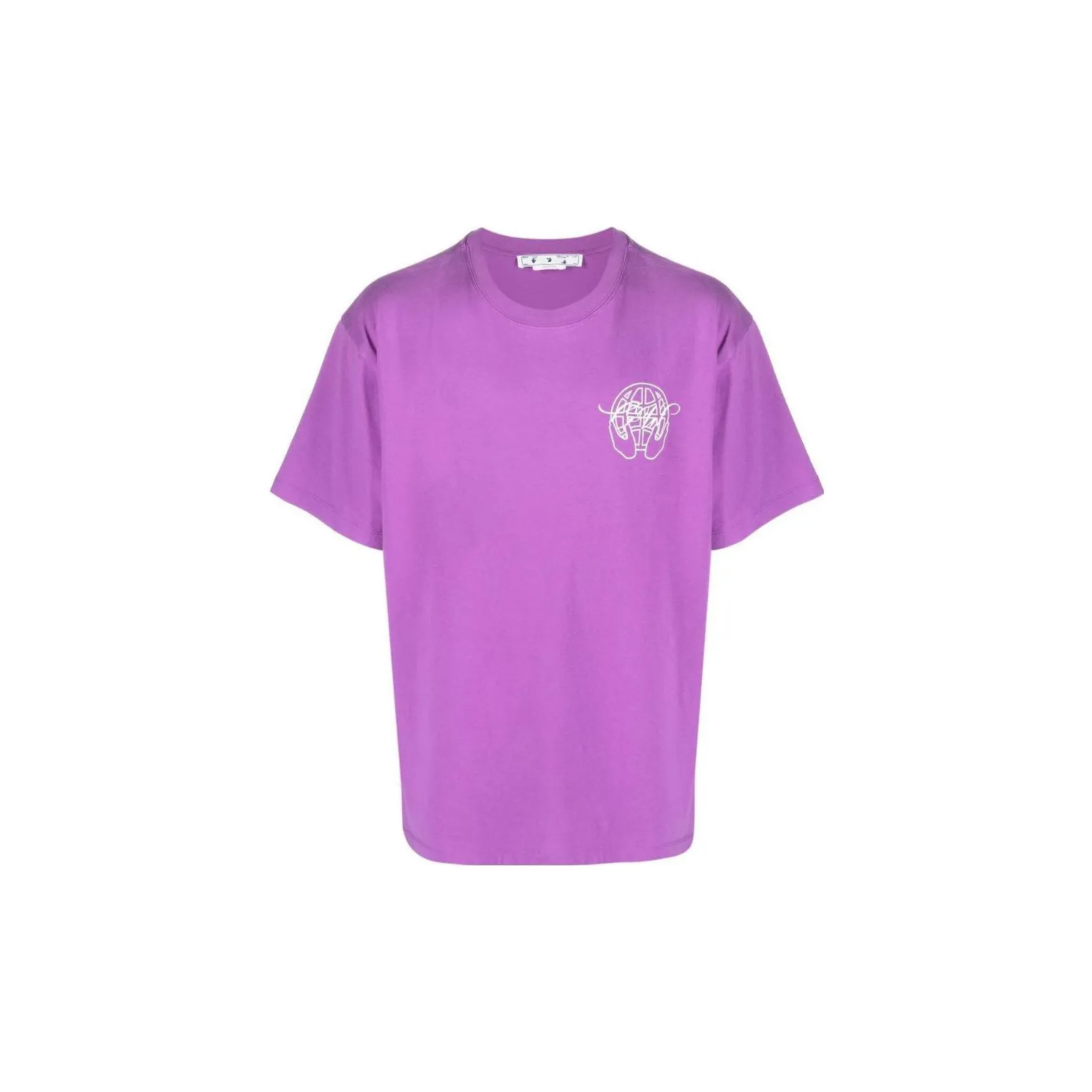 OFF WHITE T Shirt Men's Blue Purple