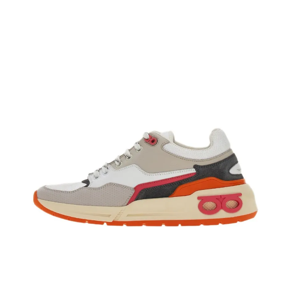 FERRAGAMO Gancini-plaque Low-top Sneakers