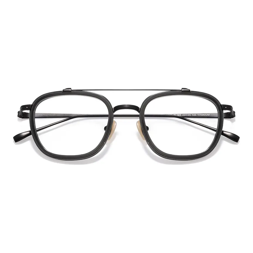 SHAWN LEE Чистый титан Aviator Стекло Оправа Унисекс