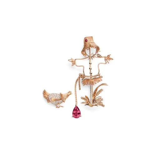 Chaumet Jardins Броши Розово-золотой Женские