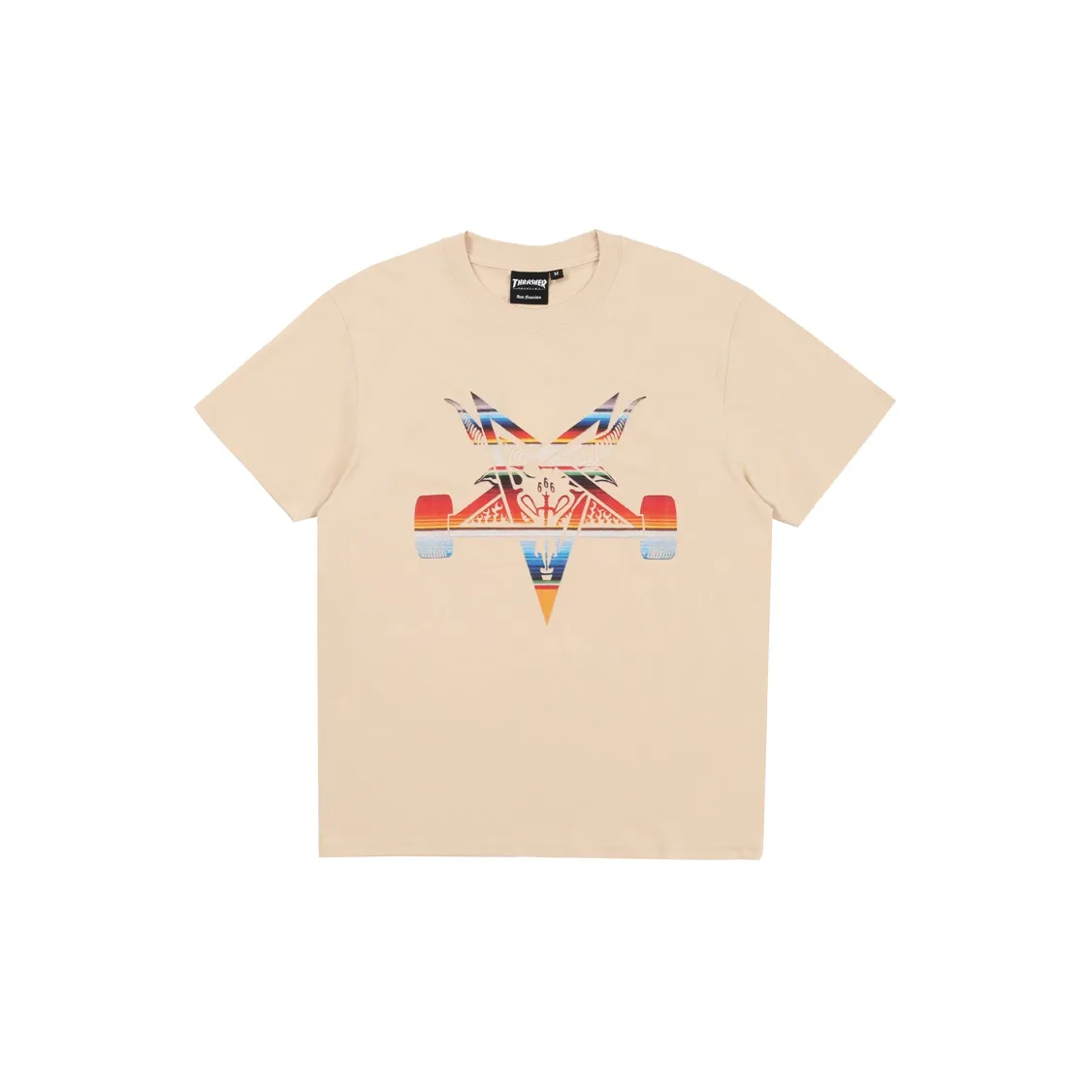 Thrasher Хаки Унисекс Футболка