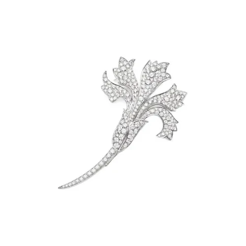 Chaumet Jardins Броши Серебряный Унисекс