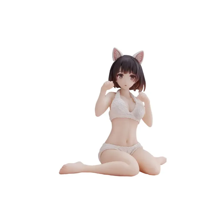 TAITO Megumi Kato Saekano  How To Raise A Boring Girlfriend with cat Ear Pajamas Ver. Bonus Gifts 12cm