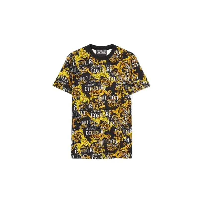 VERSACE JEANS COUTURE SS23 T Shirts Men's Black