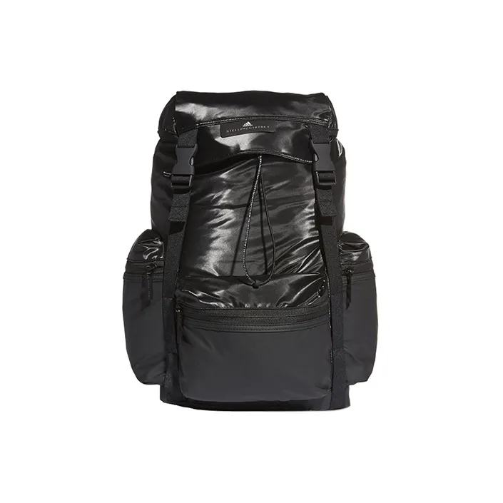 Adidas Stella McCartney Collaboration Искусственная кожа с полиуретаном рюкзак стандартный женский черный