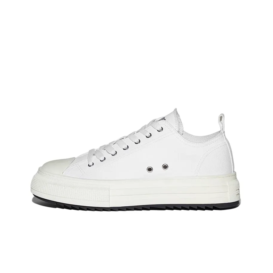 DSQUARED 2 Round Toe Lace-Up Sneakers