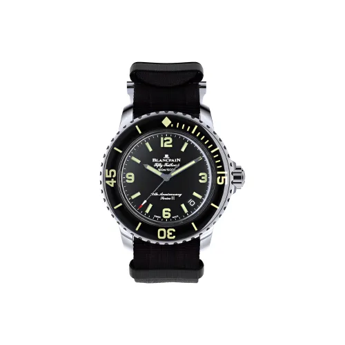 BLANCPAIN Автоматический Механический Движение Мужские FIFTY FATHOMS Часы 42,3 мм Черный