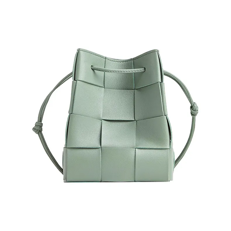 Bottega Veneta Crossbody Bucket Bag Small Intreccio New Sauge