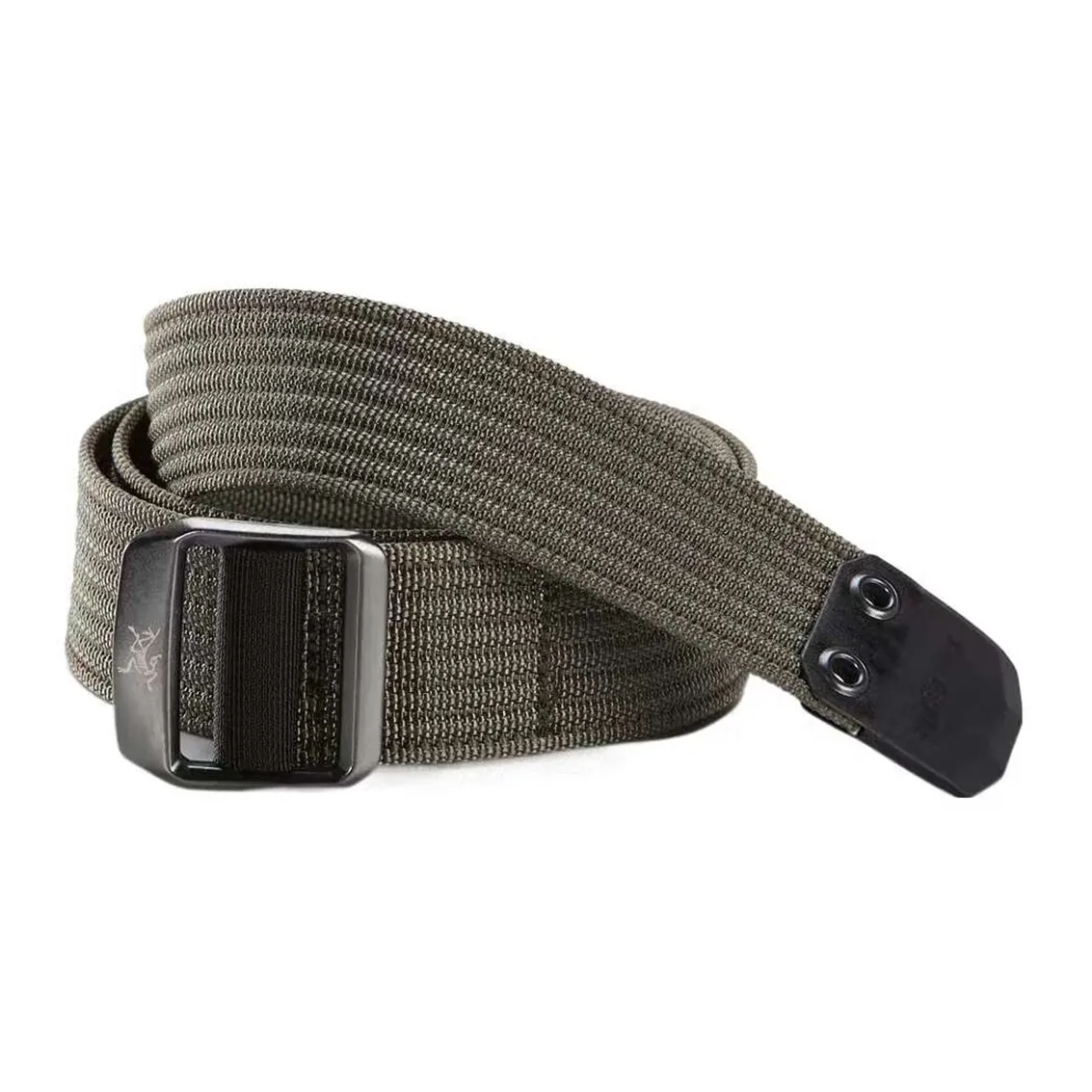 Arcteryx Synthetic Fiber Belt Men's Dusty Green FORAGE Width 3.8cm