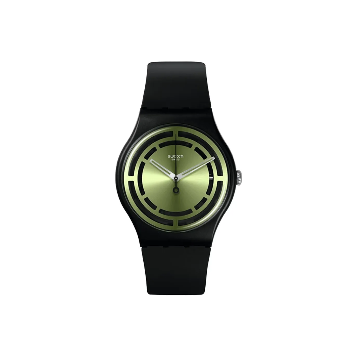 Swatch Quartz Movement Унисекс Gent Series Часы 47,4мм*41мм*9,85мм Зеленые