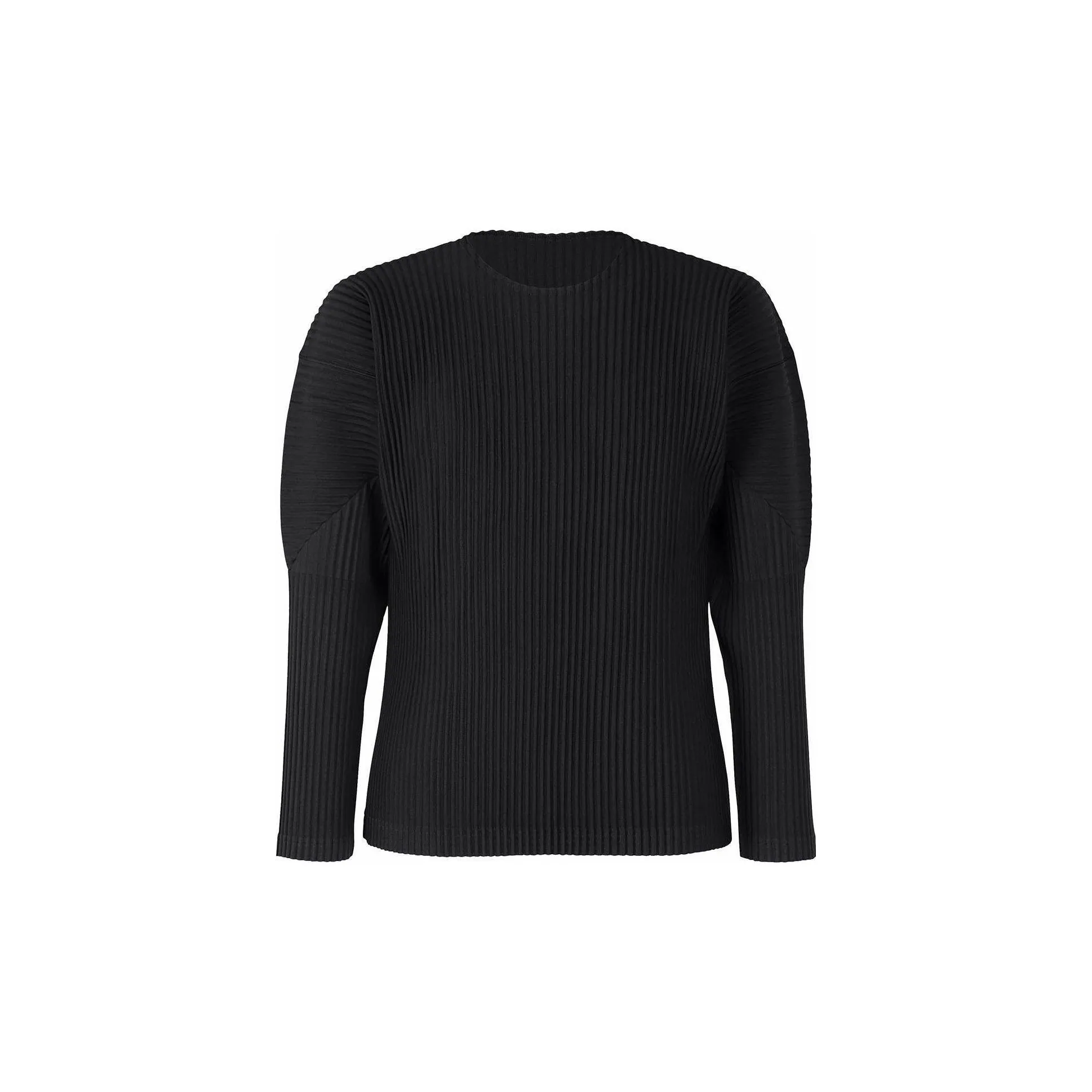 Homme Plissé Issey Miyake Черные Мужские Рубашки